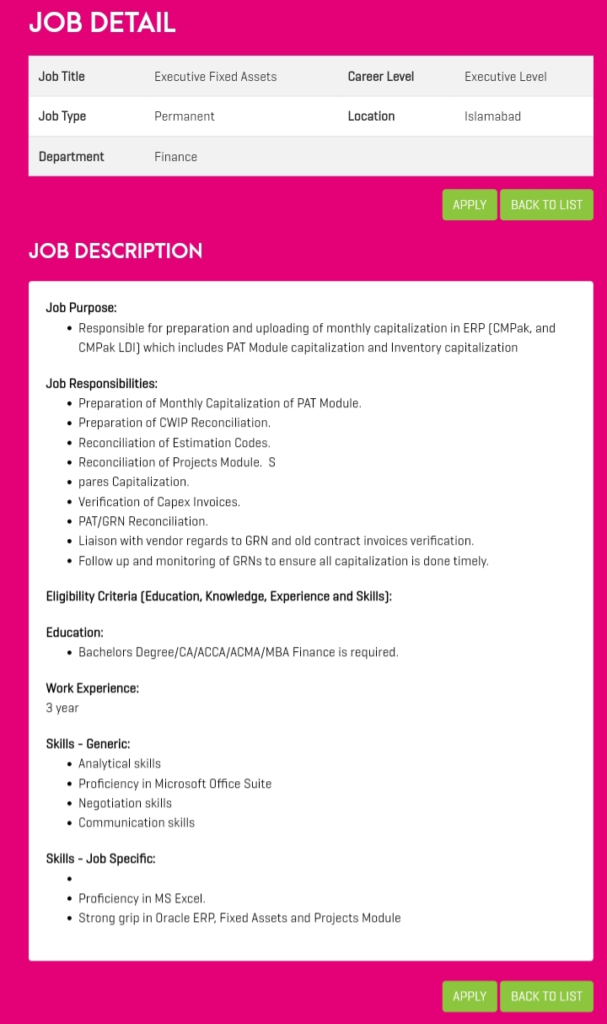 Latest Executive Zong Vacancies in Islamabad September 2024